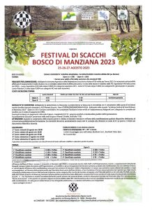 Festival di Scacchi – Bosco di Manziana 2023